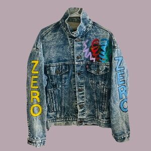 Hand-Painted Levi's Denim Jacket